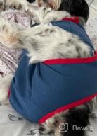 img 1 attached to Dog Recovery Suit After Surgery, 2Nd Edition - Male Female Dog Cats Cone E-Collar Alternative Abdominal Wounds Spay Bandages Onesie Anti-Licking Pet Surgical Snuggly Suit review by Omar Chavez