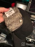 img 1 attached to Stay Warm In Style: Unisex Rabbit Fur Trapper Ushanka Russian Hat With Nylon Shell Windproof Protection review by Steve Griffin