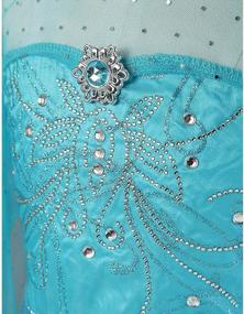 img 1 attached to Snow Queen Girls Party Dress Costume With Accessories: Princess Wig, Crown & Wand For Kids 3-8 Years