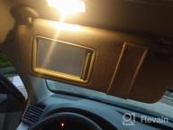 картинка 1 прикреплена к отзыву Правый заменяемый бежевый солнцезащитный козырек пассажирской стороны для Toyota Camry и Camry Hybrid 2007-2011 с люком и освещением - SAILEAD от Jero Fontaine