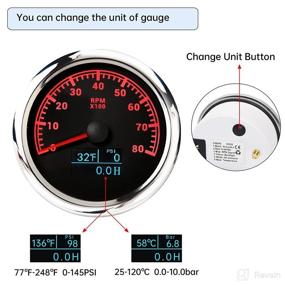 img 1 attached to ARTILAURA Tachometer Pressure Multifunction Tacometro