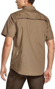 img 3 attached to UPF 50+ Breathable Tactical Work Shirts For Men: Ripstop Military-Style Outdoor Hiking Shirts By CQR