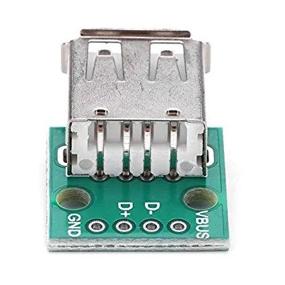 img 1 attached to 10Pcs USB Type A Female Breakout Board Adapter Connector - 4-контактный DIP-разъем для источника питания