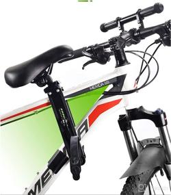 img 1 attached to 🚲 SwifTrans Front-Mounted Child Bicycle Seat for 2-5 Year Old Kids - Outdoor Parent-Child Frame Seat