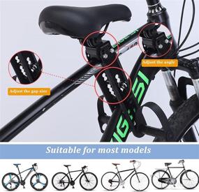 img 3 attached to 🚲 SwifTrans Front-Mounted Child Bicycle Seat for 2-5 Year Old Kids - Outdoor Parent-Child Frame Seat