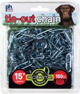 prevue pet products 2116 heavy-duty 15-foot tie-out chain logo