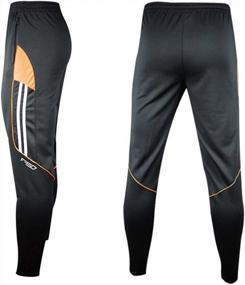 img 2 attached to Men'S Shinestone Sports Jogger Pants With Zippered Pockets - Perfect For Athletes And Fitness Enthusiasts