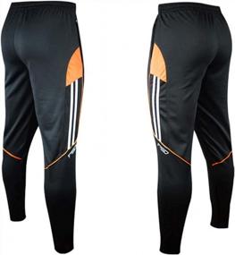 img 1 attached to Men'S Shinestone Sports Jogger Pants With Zippered Pockets - Perfect For Athletes And Fitness Enthusiasts