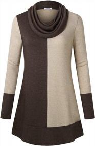 img 3 attached to Cozy Up In Style With Youtalia Women'S Color Block Hoodie Sweatshirt