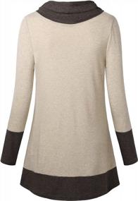 img 2 attached to Cozy Up In Style With Youtalia Women'S Color Block Hoodie Sweatshirt
