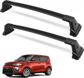 img 4 attached to Top-Quality Roof Rack Cross Bars For 2020-2023 Kia Soul (Exclude X-Line Trim), Compatible With Raised Side Rails For Rooftop Cargo Carrier, Bike, Luggage, 165 Lbs Load Capacity - AUTOSAVER88
