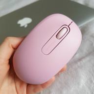 img 1 attached to Wireless compact mouse Microsoft Wireless Mobile Mouse 1850, purple review by Jnis Gailis ᠌