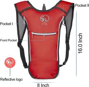 img 3 attached to 2Pack Hydration Backpack Water Bladder