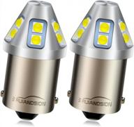 обновите задние и задние фонари вашего автомобиля с помощью светодиодных ламп ruiandsion 1156 - идеальная замена для ламп ba15s p21w 7506 логотип