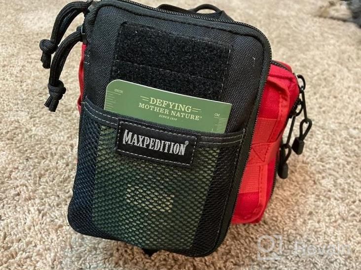 img 1 attached to Surviveware Survival First Aid Kit: Outdoor Preparedness With Removable MOLLE Compatible System & Labeled Compartments For Backpacking, Hiking & Outdoors review by Jason Paredes