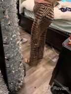 img 1 attached to Sparkle In Style: AZOKOE Sequin Bell Bottoms - Women'S High Waist Wide Leg Palazzo Lounge Pants review by Aaron Hawk