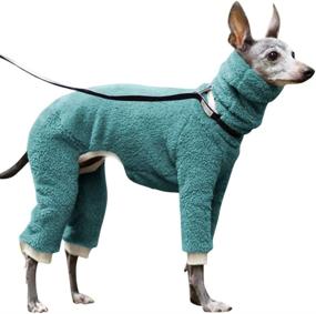 img 4 attached to Esobo Fashion Winter Dog Warm Coat Jacket – Premium Four-Legged Neck Warm Pet Sweaters for Dogs