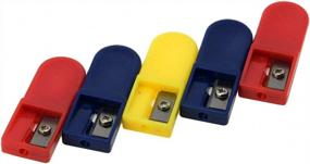 img 3 attached to 6-Pack Portable Handheld 2.0Mm Pencil Lead Sharpener - WEKOIL Mini Refills For 2Mm Leads, Random Colors