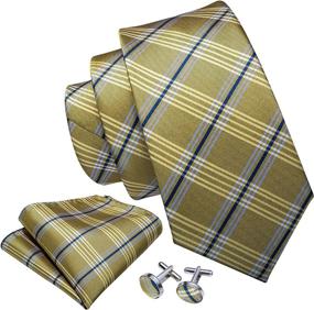 img 3 attached to 👔 Barry Wang Men's Accessories - Neckties, Handkerchiefs, Cufflinks, in Various Colors with Pocket Squares