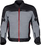 cortech aero-flo jacket (small) (red/black) logo