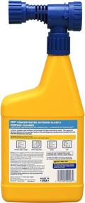 img 2 attached to 🧼 Zep Hose-End Outdoor Cleaner - 32 Ounces (Case of 2) U49910 - Ultimate Solution for Cleaning Outdoor Glass and Surfaces