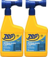 🧼 zep hose-end outdoor cleaner - 32 ounces (case of 2) u49910 - ultimate solution for cleaning outdoor glass and surfaces logo