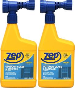 img 4 attached to 🧼 Zep Hose-End Outdoor Cleaner - 32 Ounces (Case of 2) U49910 - Ultimate Solution for Cleaning Outdoor Glass and Surfaces