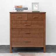 bamboo bliss: maydear's 4-drawer chest for stylish storage in any room logo