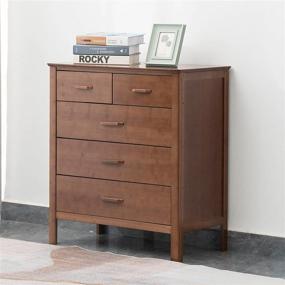 img 3 attached to Bamboo Bliss: Maydear'S 4-Drawer Chest For Stylish Storage In Any Room