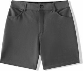 img 4 attached to Kids Quick Dry Athletic Shorts For Boys, Moisture Wicking Outdoor Casuals