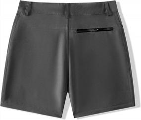 img 3 attached to Kids Quick Dry Athletic Shorts For Boys, Moisture Wicking Outdoor Casuals