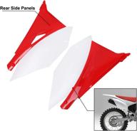 motorcycle rear side panels abs plastic frame for crf230f 2020 dirt bike logo