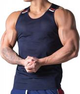 stay cool and dry during workouts with magiftbox men's quick-dry mesh tank tops logo