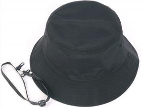 img 4 attached to XXL Quick Dry Bucket Hat - Waterproof & Lightweight Summer Sun Protection With Detachable Chin Strap