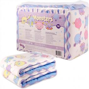 img 2 attached to Case Of 48 Large Rearz Lil' Monsters Adult Diapers For Improved Comfort And Protection