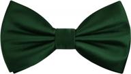 men's accessories - formal tuxedo green pre-tied adjustable logo