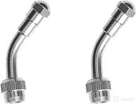 🔌 pacific dualies 18045 45 degree valve stem extension - set of 2: boost accessibility and convenience! логотип