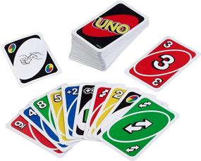 img 1 attached to UNO - Classic Colour & Number Matching Card Game with Customizable & Erasable Wild Cards - 112 Cards - Special Action Cards Included - Perfect Gift for Kids 7+ - W2087