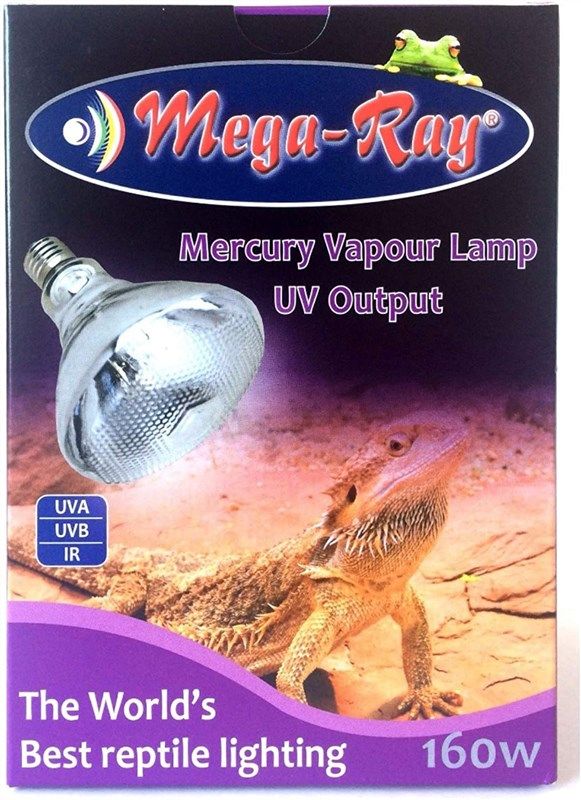 Mega Ray Mercury Vapor Bulb 160W 120V Efficient