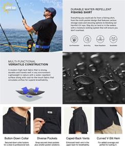 img 2 attached to TSLA Performance Fishing Breathable Recreation Men's Clothing ~ Shirts