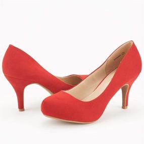 img 2 attached to DREAM PAIRS Stiletto Platform Women's Shoes - Pumps for Versatile Style