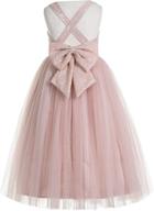 👗 stylish ekidsbridal crossed toddler dresses for pageants - girls' clothing collection логотип