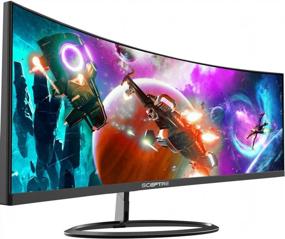 img 4 attached to 🔊 Sceptre C305W-2560UN: 30" Ultrawide Curved Monitor with DisplayPort, Build-In Speakers, and HD Quality
