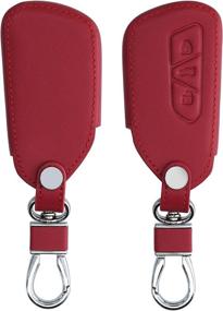 img 4 attached to 🔑 Protect Your VW Golf 8 Keys with the Stylish Red kwmobile Key Cover