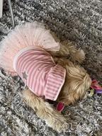 img 1 attached to 🦄 KYEESE Unicorn Tiered Layer Tutu Tulle Dog Birthday Party Dress with Sequins - Perfect for Small Dogs review by Antonio Scisson