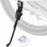 18-дюймовая подставка для детского велосипеда - задняя стальная опора с подкладкой для замены тренировочного колеса - подставка для велосипеда seisso. логотип