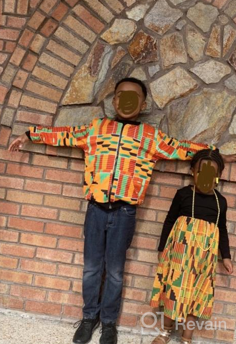 img 1 attached to African Dashiki Jacket - 🧥 Boys' Clothing for Jackets & Coats review by Ben Rodriguez