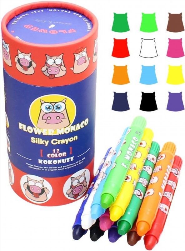 Lebze Washable Markers for Kids Ages 2-4 Years, 12 Colors Jumbo Toddler  Markers for Coloring Books, Safe Non Toxic Art School Supplies for Boys 