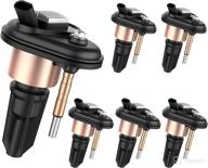 dwvo ignition coil pack of 6 for buick rainier, chevy trailblazer colorado, gmc canyon envoy, isuzu, h3, saab 2.8l 3.5l 4.2l логотип