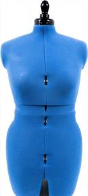 img 3 attached to Dritz My Double Deluxe Blue Medium Dress Form - Perfect Fit For Your Clothing Designs